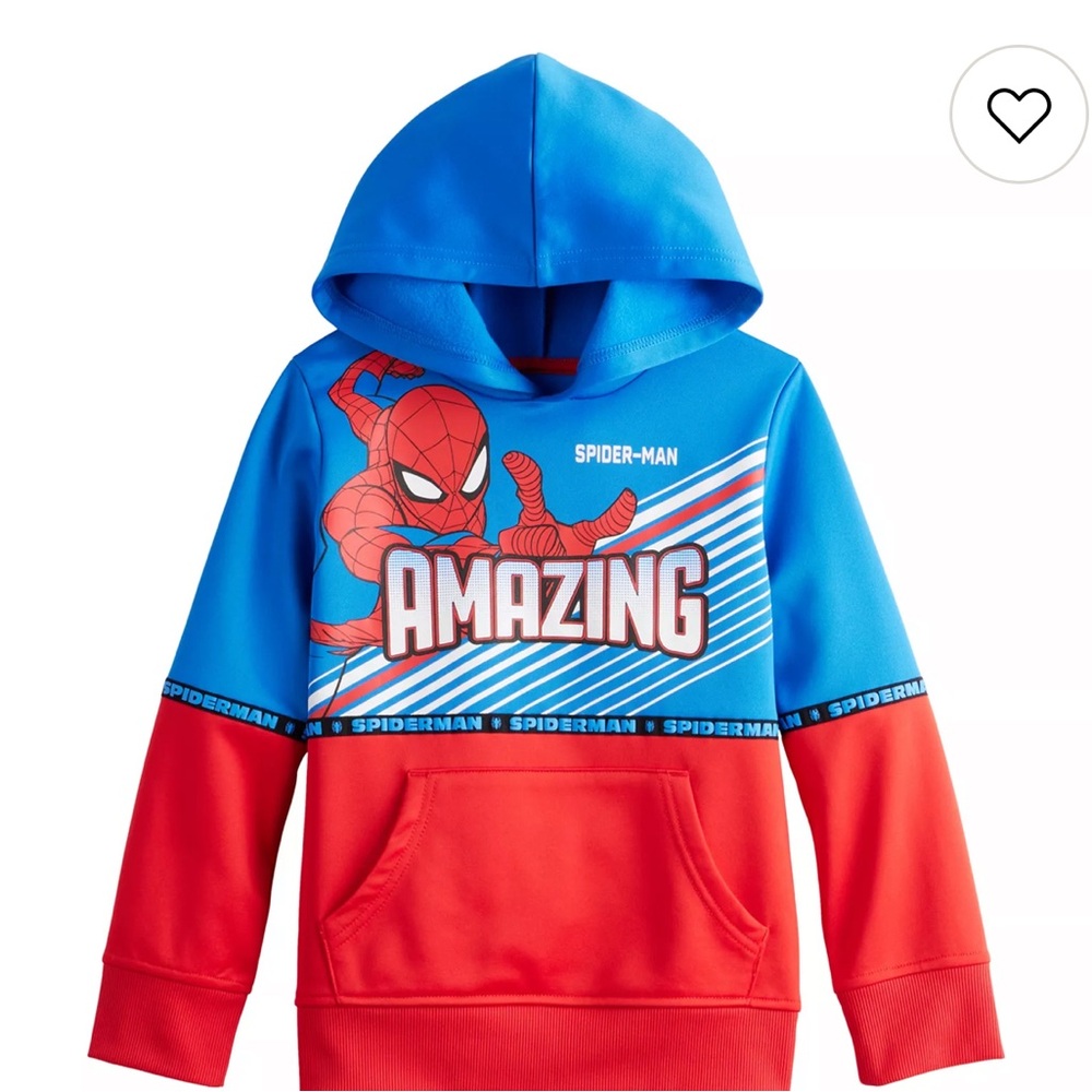 Jumping Beans Spiderman Hoodie - Blue and Red